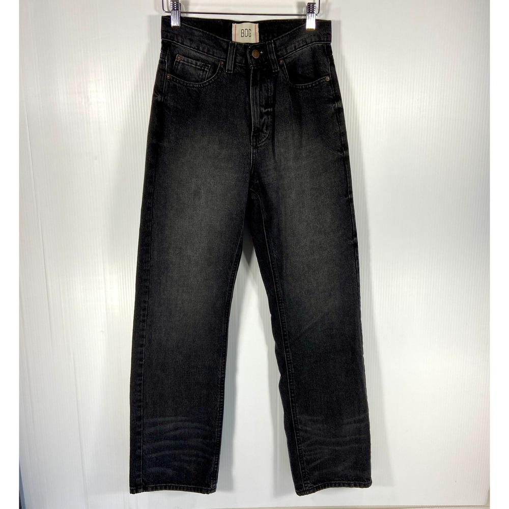 BDG Cowboy Jean Black Denim High Rise‎ Jeans Womens 25